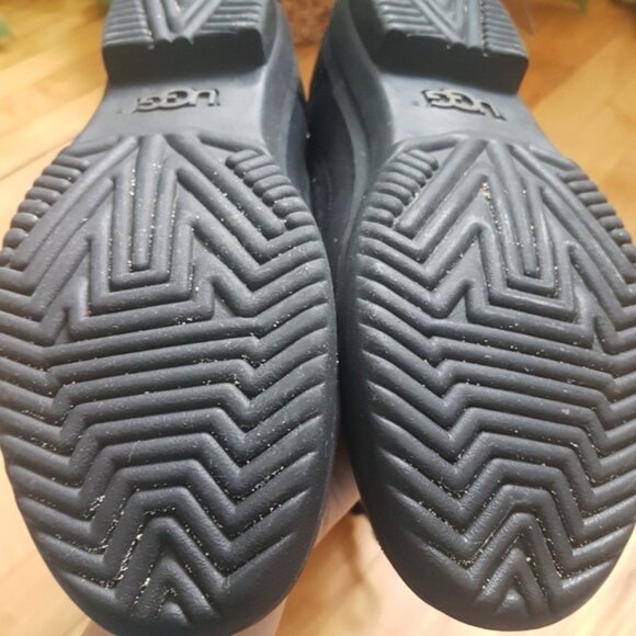 UGG Womens Leather Lace Up Elvia Waterproof Knee High Wool Lined Boots Sz 8 - Picture 15 of 15